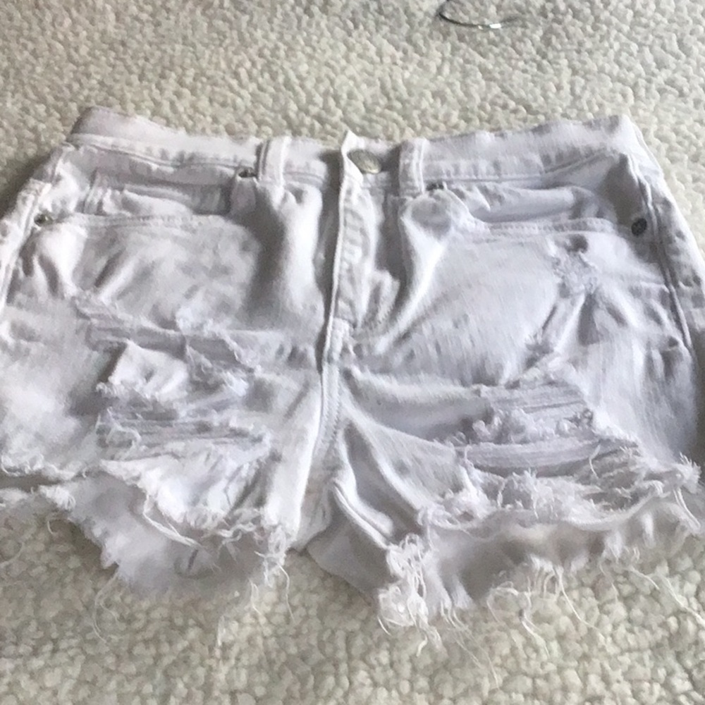 Express white shorts
